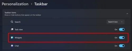 Windows 11: como desactivar widgets