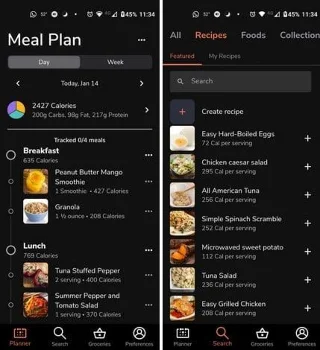 5 bezplatných a užitečných aplikací pro zdravé stravování pro Android