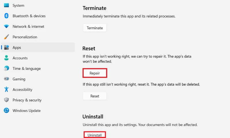 Windows 11: como corrixir o código de erro 0xc0000005