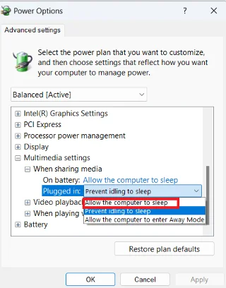 Windows 11: o PC non pasará ao modo de suspensión