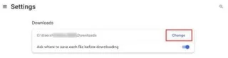 Chrome: Как да промените папката за изтегляне по подразбиране
