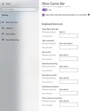 Kako spremeniti nastavitve snemanja igralne vrstice Xbox v računalniku z operacijskim sistemom Windows