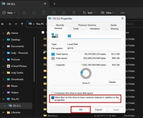 Que é o índice de busca de Windows 11 e como pode desactivalo