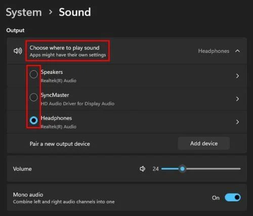 Solución: non chega ningún son do ordenador con Windows 11