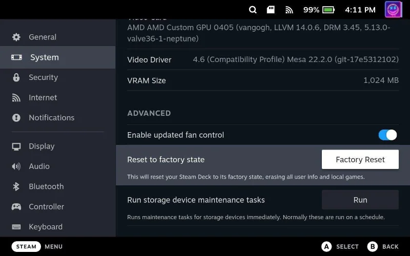 Jak resetovat root heslo na Steam Deck