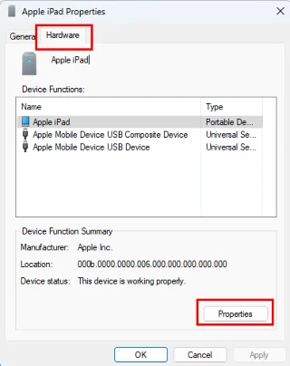 ITunes: Коригирайте iPhone или iPad, които не са открити в Windows 11