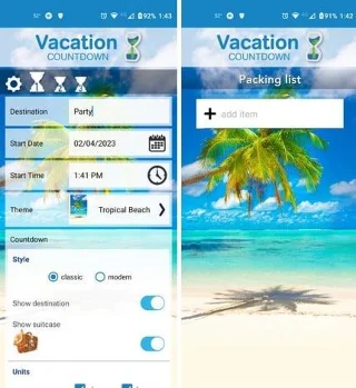 5 bezplatných a užitečných aplikací pro odpočítávání pro Android