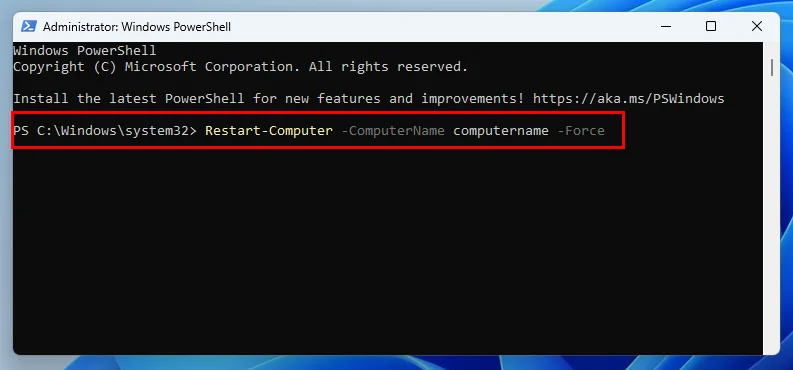 Jak vzdáleně restartovat/vypnout počítač se systémem Windows 11