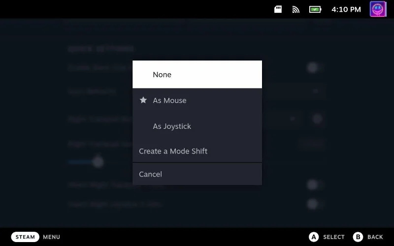 Steam Deck: Jak vypnout gyroskop