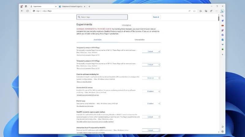 Как да активирате разделен екран в Microsoft Edge