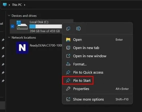Windows 11: Jak připnout soubor nebo složku do nabídky Start