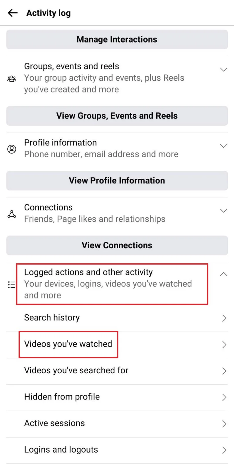 Как да намерите гледани видеоклипове във Facebook през 2023 г