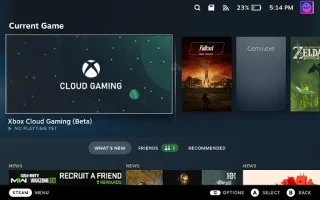 Steam Deck: Jak vypnout gyroskop