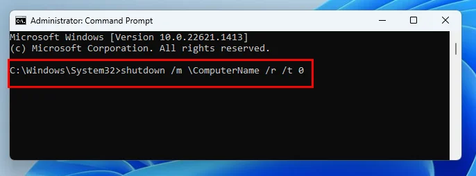 Jak vzdáleně restartovat/vypnout počítač se systémem Windows 11
