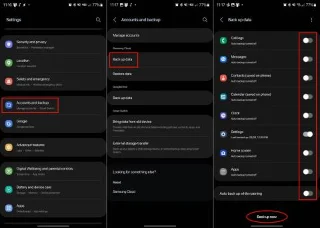 Jak resetovat Galaxy S23