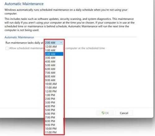 Windows 11: як увімкнути або вимкнути автоматичне обслуговування