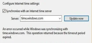 Виправлення: Windows не синхронізується з сервером часу
