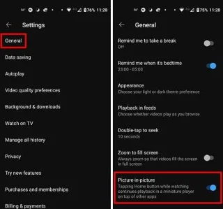 Oprava nefunkčního obrazu v obraze na Androidu