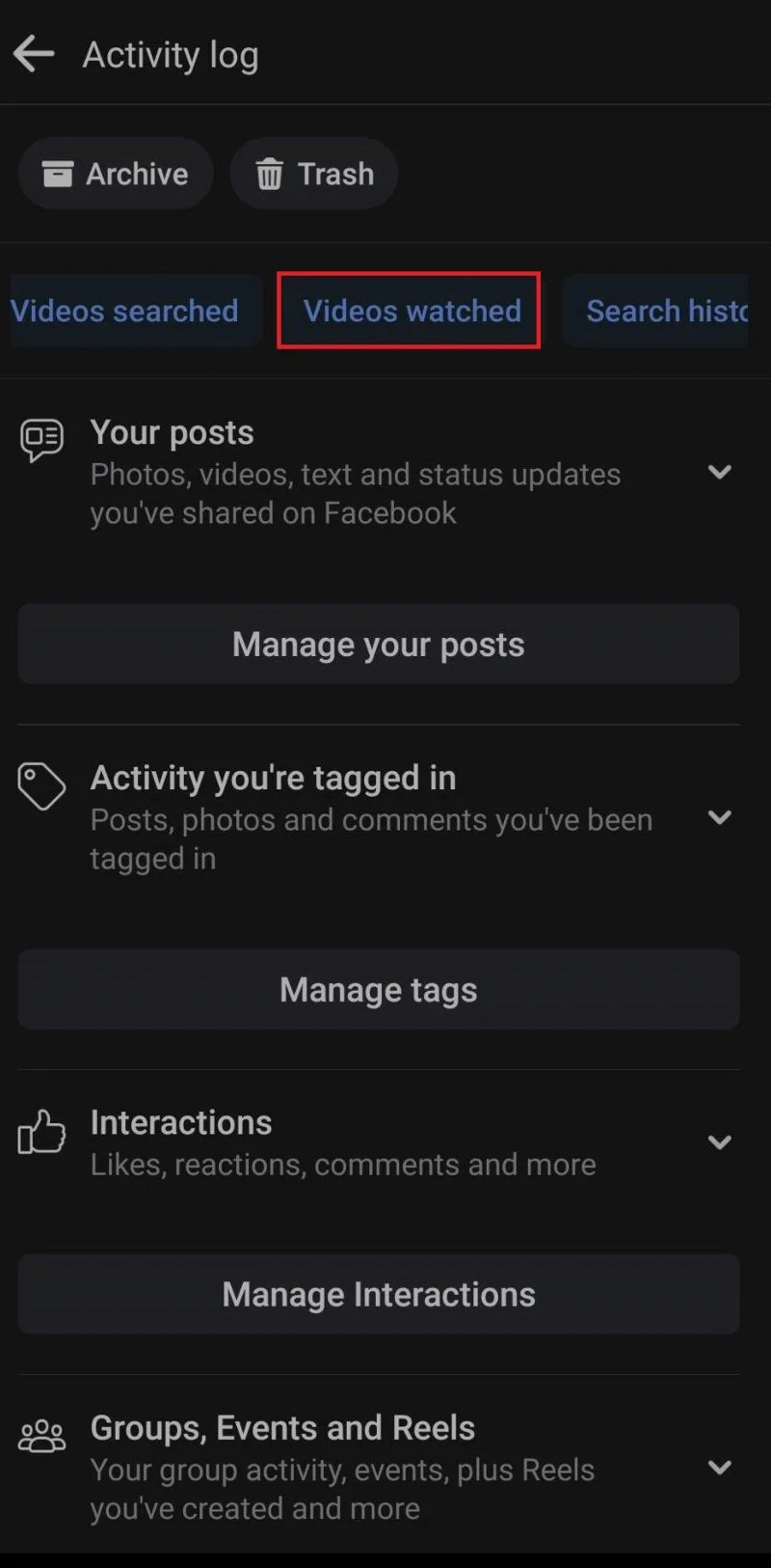 Как да намерите гледани видеоклипове във Facebook през 2023 г