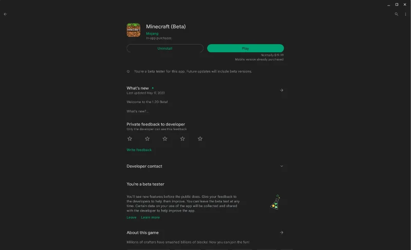 Jak hrát Minecraft na Chromeboocích