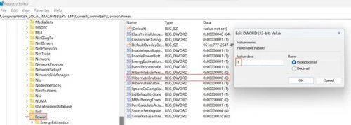 Windows 11: Como engadir/eliminar a opción de hibernación