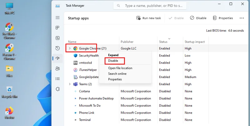 Az Explorer.exe: Osztály nem regisztrált hibája a Windows 11 rendszerben