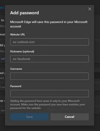 Как да намерите и изтриете запазени пароли в Microsoft Edge