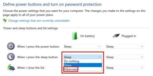 Windows 11: Como engadir/eliminar a opción de hibernación