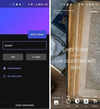 5 bezplatných a užitečných aplikací pro odpočítávání pro Android