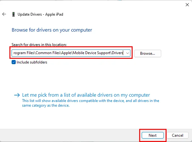 ITunes: Коригирайте iPhone или iPad, които не са открити в Windows 11