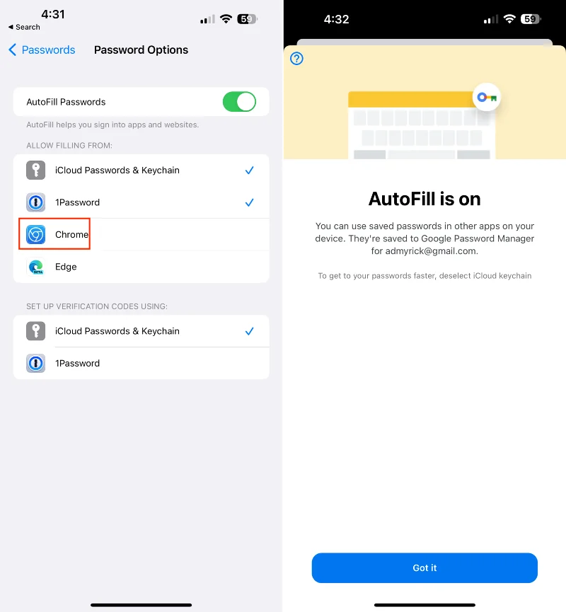Как да добавите Chrome Password Manager към началния екран