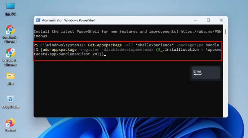 Az Explorer.exe: Osztály nem regisztrált hibája a Windows 11 rendszerben