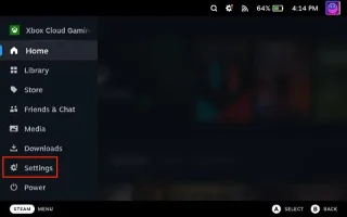 Jak aktualizovat Steam Deck