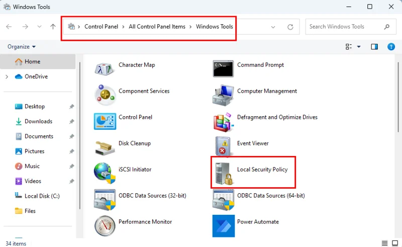 Локальна політика безпеки: що це таке та як її відкрити в Windows 11