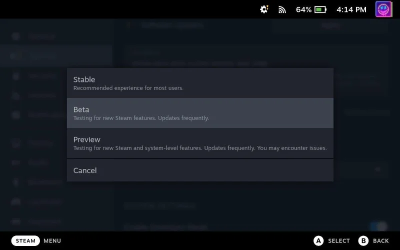 Si të përditësoni Steam Deck