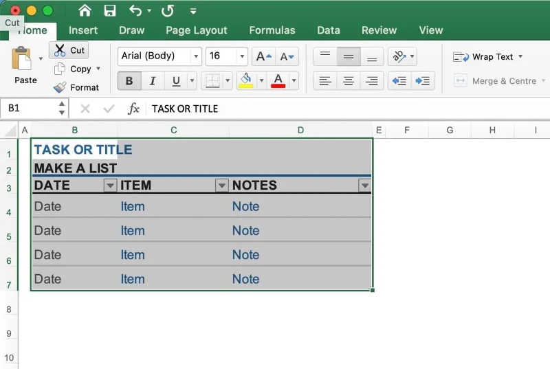 Kuinka lisätä Excel-arkki Word-asiakirjaan