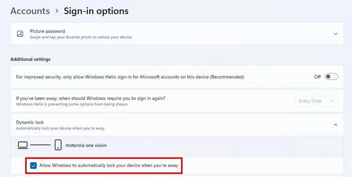 Povolení dynamického zámku