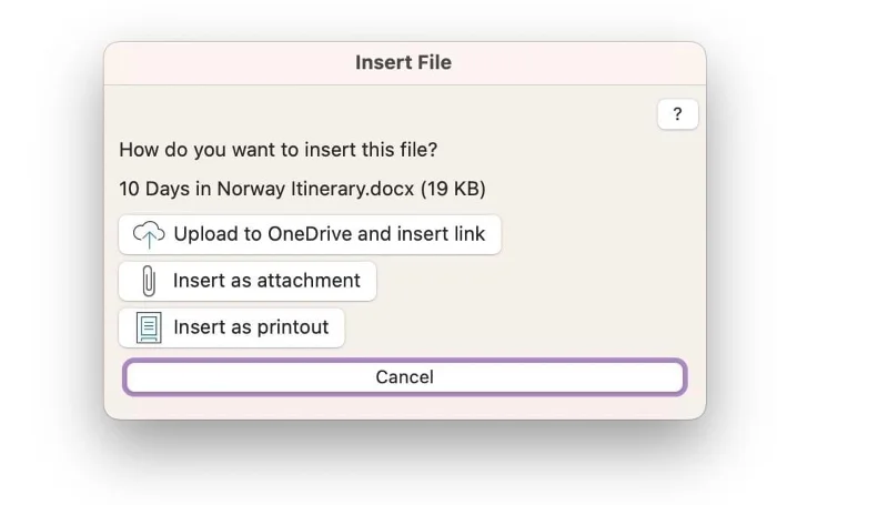Word-asiakirjan siirtäminen OneNoteen: 3 vaihtoehtoa