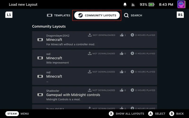 Jak hrát Minecraft na Steam Deck