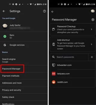 Hvordan lagre passord på Google Chrome