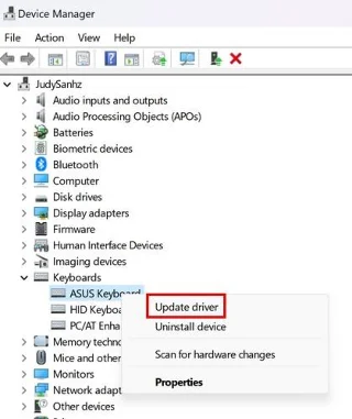 Como corrixir a tecla Esc que non funciona en Windows 11