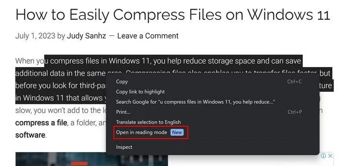 Kako uporabljati način za branje v brskalnikih Chrome in Firefox