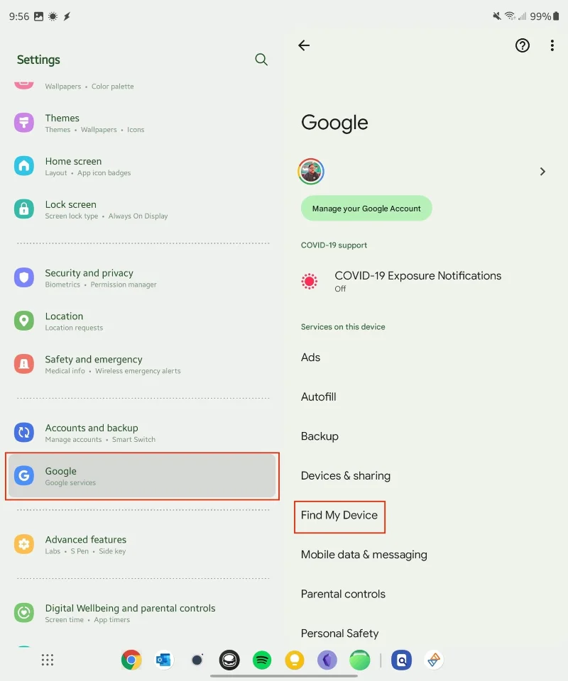 Jak najít ztracený telefon Samsung