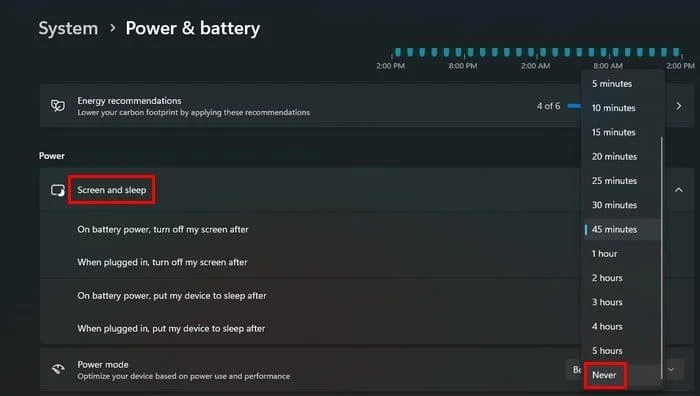 Como activar e desactivar o modo de suspensión en Windows 11