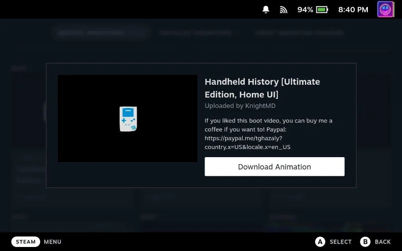 Как да промените зареждащото видео на Steam Deck