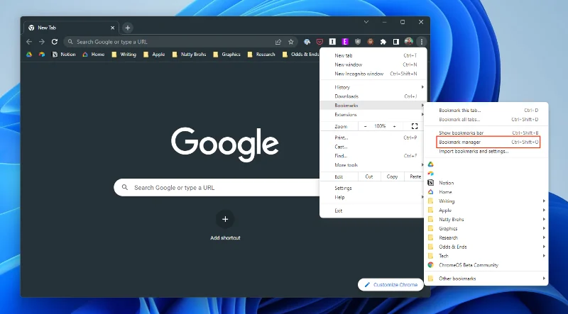 Kuidas eksportida Chrome'i järjehoidjaid