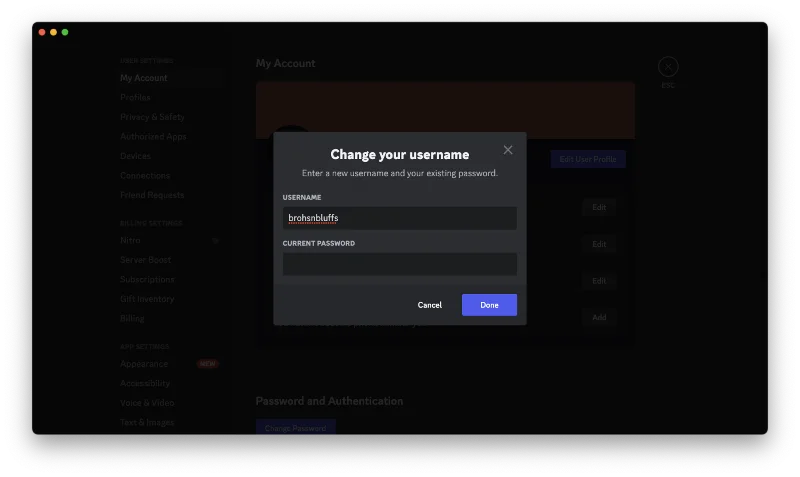 Kako spremeniti svoje ime Discord