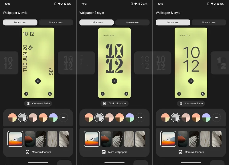 Jak přizpůsobit zamykací obrazovku v systému Android 14