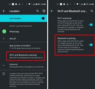 Jak opravit samovolné zapnutí Bluetooth v systému Android