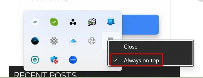 Si ta mbani menaxherin e detyrave gjithmonë në krye në Windows 11